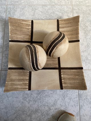 Centro de mesa decorativo de cerámica