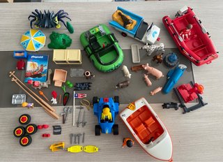 Lote de figuras y vehículos Playmobil