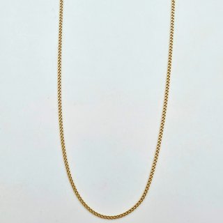 Cadena de Oro 18K, Cubana Fina, 3,98gr, 62cm