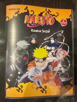 Álbum y Starter Pack Naruto Konoha Shidō