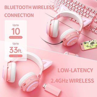 Auriculares con Orejas de Gato