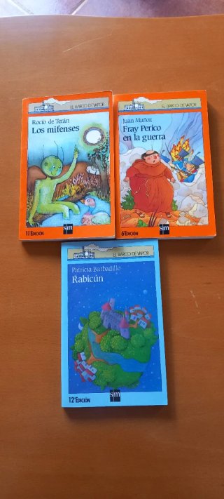 Pack 3 libros infantiles colección Barco de Vapor