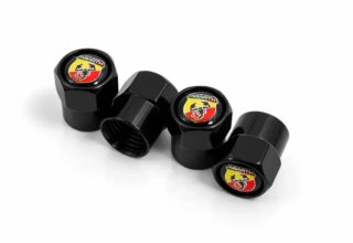 Abarth 4 Tapones de Neumáticos Llantas Ruedas