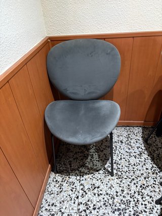 Sillas de comedor grises