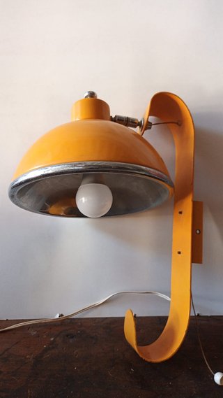 Aplique de pared Mid-Century años 70