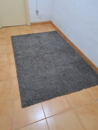 Alfombra de Lana Gris
