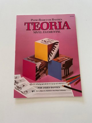 Libro Piano Básico de Bastien: Teoría