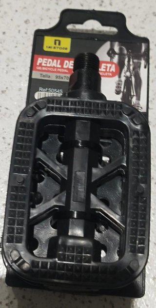 Pedales para bicicleta negros