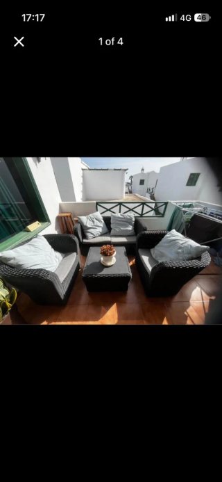 Set de Jardín de Ratán