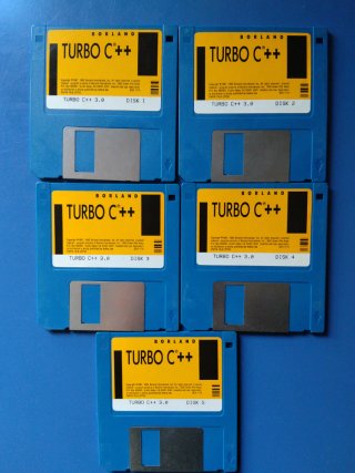 Borland Turbo C++ 3.0 (5 Disquetes 3.5'')