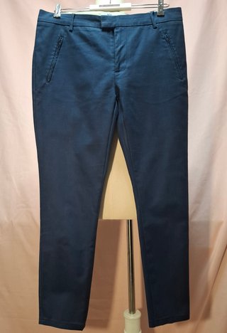Pantalón recto Noa Noa azul petróleo