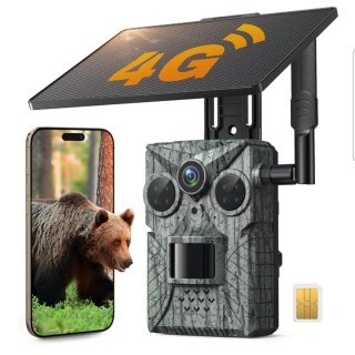 Cámara de Fototrampeo 4G con Panel Solar