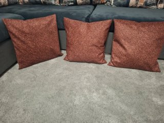 Set de 3 Fundas de Almohada Marrones