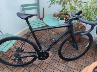 Bicicleta de Carretera  Negra