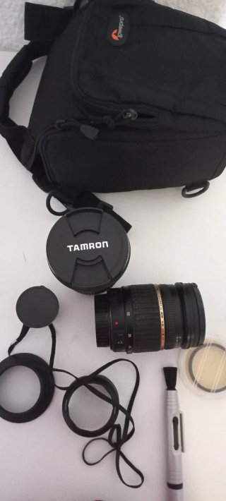 Objetivo Tamron con Accesorios