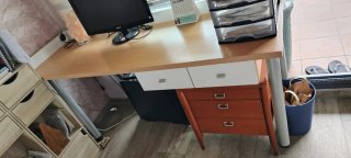 Escritorio 170x55 cm con Cajonera