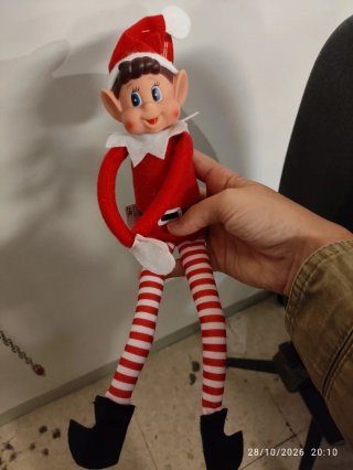 Muñeco Elfo Navideño