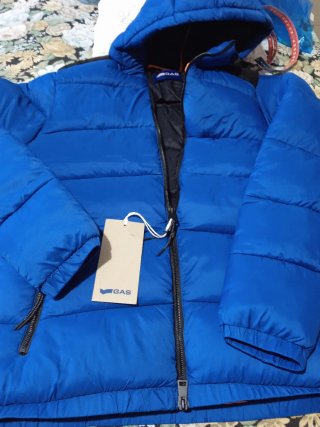 Piumino imbottito uomo Gas blu
