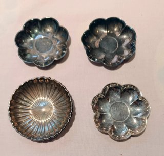 Set de 4 Ceniceros de Alpaca