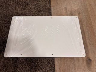 2 baldas rectangulares para mueble – Con plástico