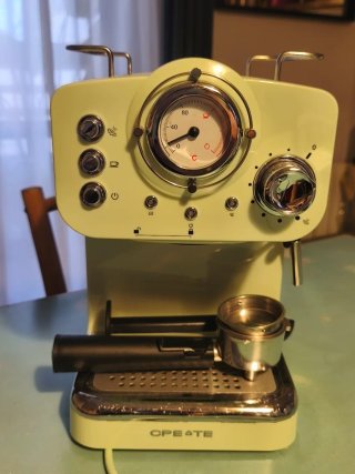 Cafetera Create Diseño Retro Verde agua