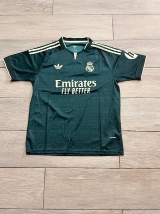 Camiseta Real Madrid Adidas Verde Talla M