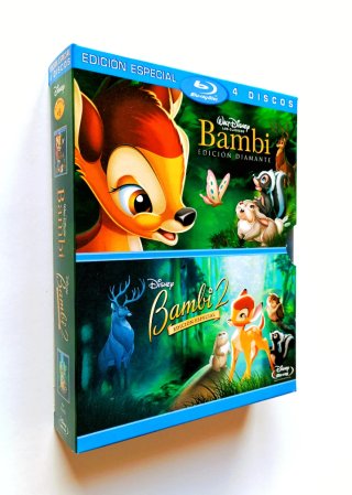 Pack Bambi bluray dvd + Bambi 2 bluray dvd Disney