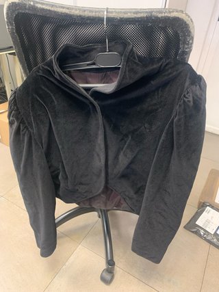Chaqueta de Terciopelo Negra