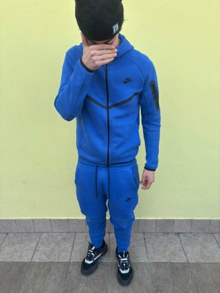 Tuta Nike Tech Fleece Blu