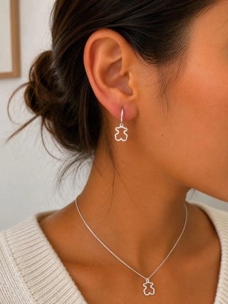 Pendientes y Collar Tous Plata