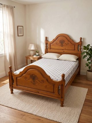 ESTURCTURA DE CAMA DE PINO