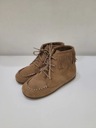 Botitas piel con flecos Vulpeques Talla 28