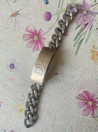 Pulsera Dior Vintage Plateada