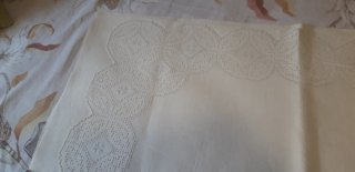 Juego de sábanas 135cm bordado Lagartera