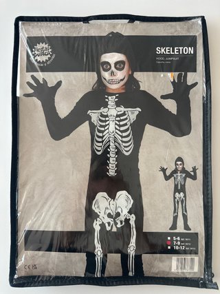 Disfraz de Esqueleto talla 6-7