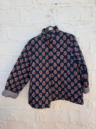 Chaqueta Acolchada Estampada