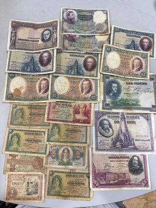 Lote de 20 Billetes de Pesetas