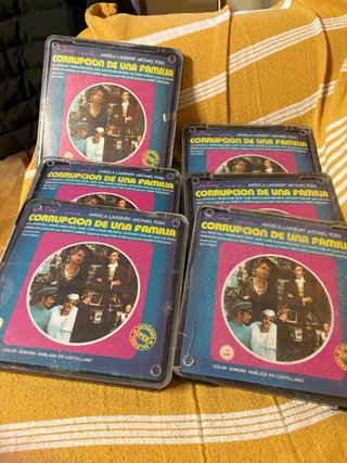 Pack 6 VHS Corrupción de una familia en super 8