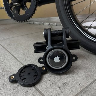 Soporte Garmin Varia con hueco para AirTag