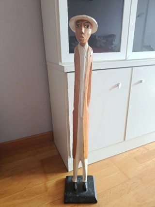 Figura , estatua, escultura 80cm. Madera