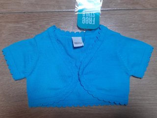 Chaqueta Azul de Bebé Manga Corta