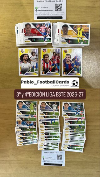 LOTE TERCERA Y CUARTA EDICION LIGA ESTE 2026-27