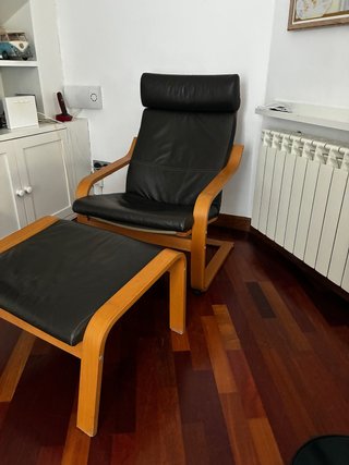 Butaca con reposapiés