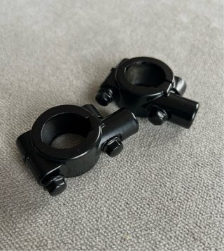 2 Soportes manillar moto quad M10 NUEVO