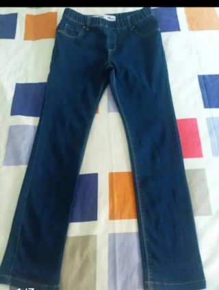 Pantalón Vaquero de Niña Azul