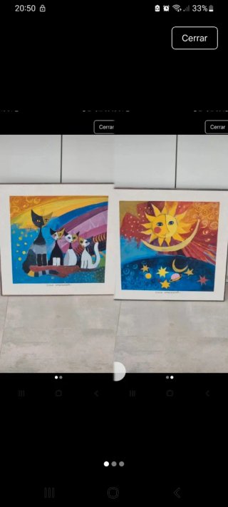 Set de 2 Cuadros Decorativos