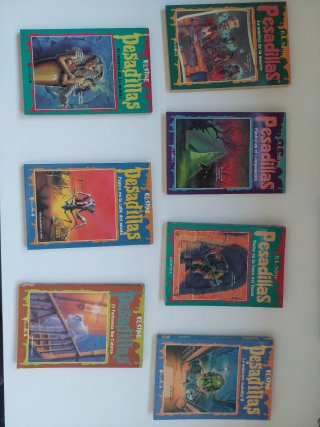 Lote 7 libros Pesadillas R.L. Stine – Ediciones B
