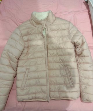 Chaqueta acolchada rosa