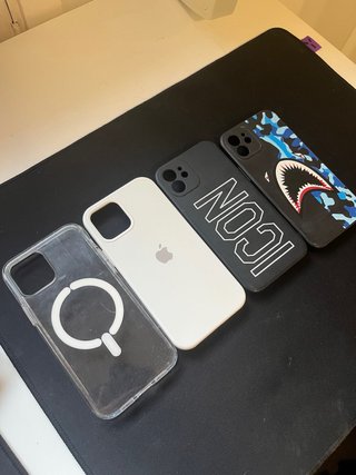 Lote de 4 fundas para iPhone 12