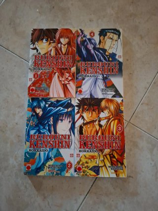 Rurouni Kenshin Hokkaido manga 1-4